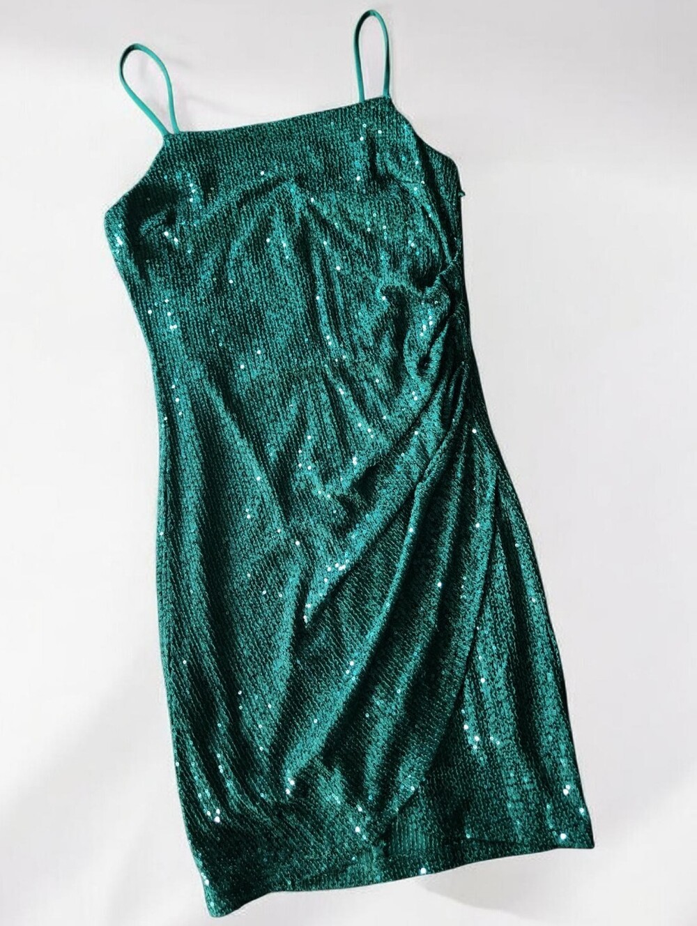 Inspired Hearts Green Sequin Dress-NWT- Junior's Medium
